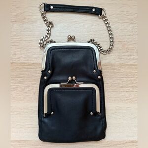 Nordstrom Black Leather Bag